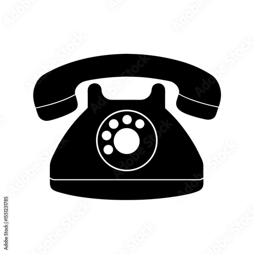 telephone icon silhouette on white background (3).svg
