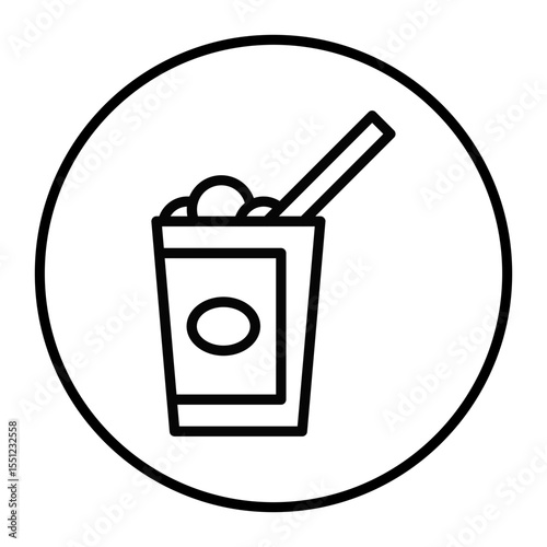 Yogurt Vector Icons