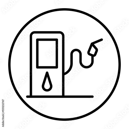 Gas Station Vector Icons