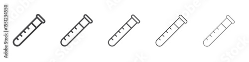 Laboratory test icon outline ilustration vector symbol