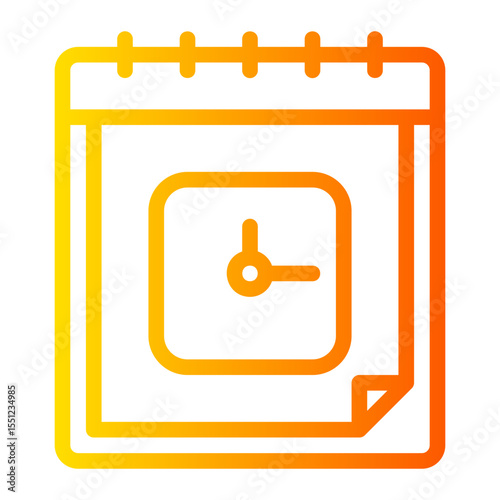 deadline gradient icon