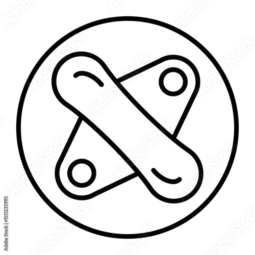 Cloth Pad Vector Icons