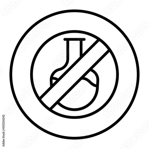 No Preservatives Vector Icons