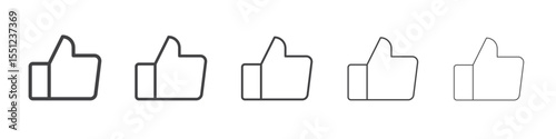 like icon outline ilustration vector symbol