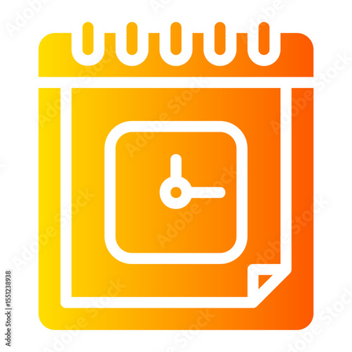 deadline gradient icon