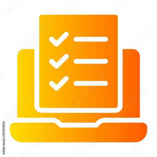 tasks gradient icon