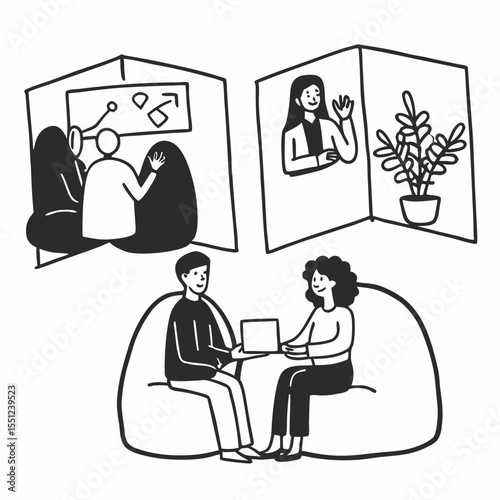 Emotional Wellbeing in the Workplace Scene with HR Support, Safe Spaces, and Positive Culture