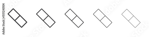 Magnet icon outline ilustration vector symbol