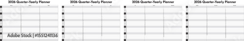 2026 Quarter-Yearly Planner