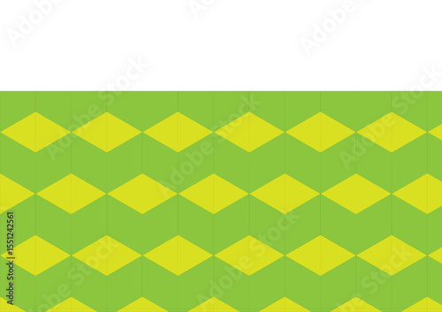 Yellow dan green 3d Blok gradient shapes composition. for presentation design. Vermilion base for website, print, base for banners, wallpapers, design modern