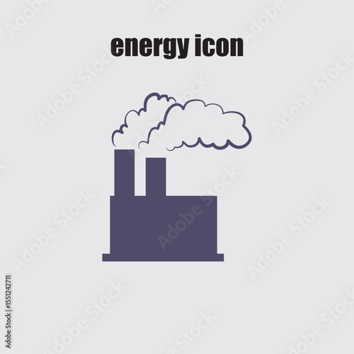 vector illustration of a factory 