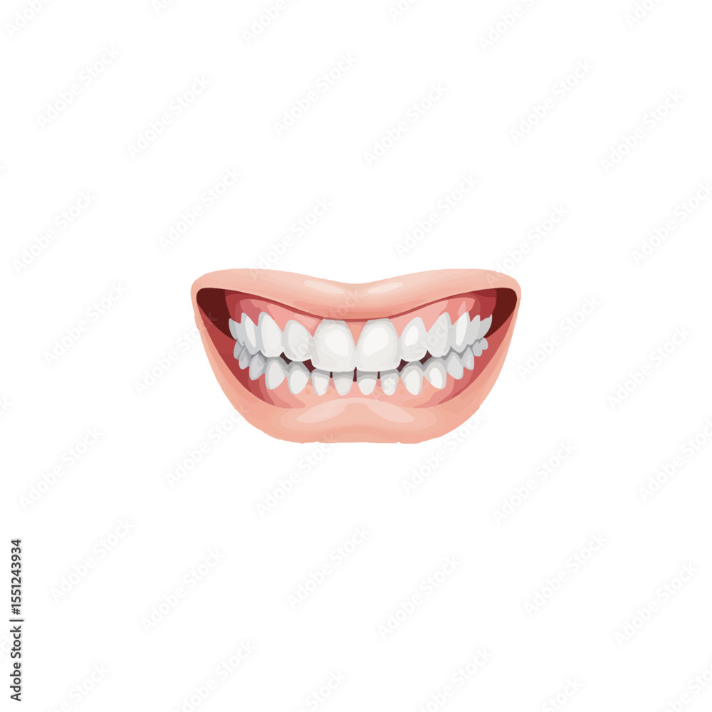 Naklejka premium teeths