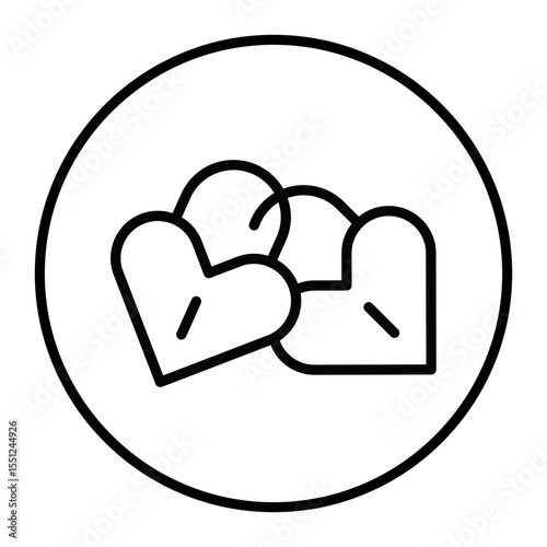 Wedding Padlock Vector Icons