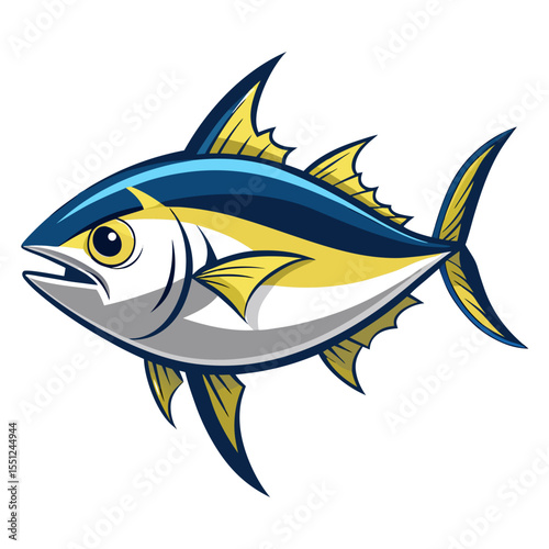 Minimalist Tuna Fish Graphic Design