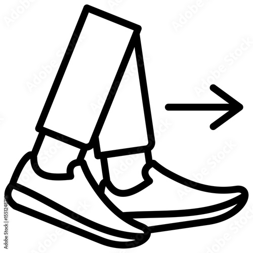 Stepping Forward Icon
