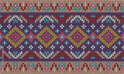 Weaving patterns, embroidery, geometric square patterns, folk patterns, Asian patterns