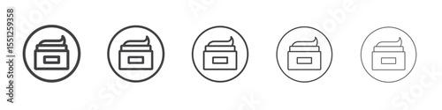 Skin care icon outline ilustration vector symbol