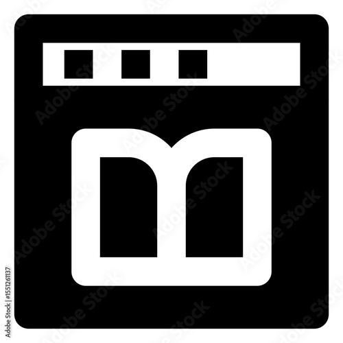 web and seo solid icon set