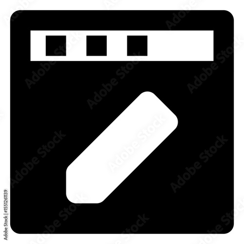 web and seo solid icon set