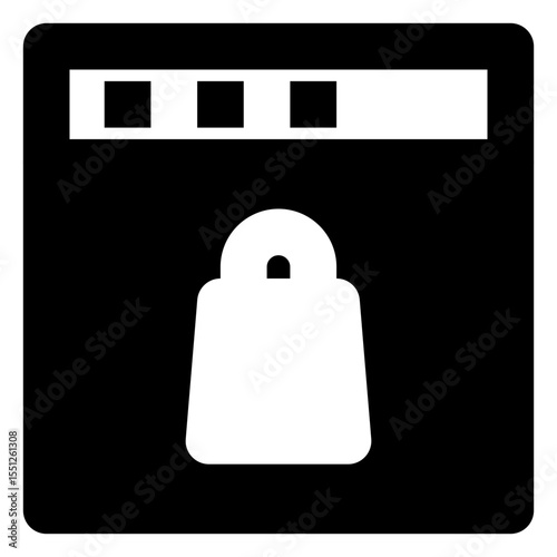 web and seo solid icon set