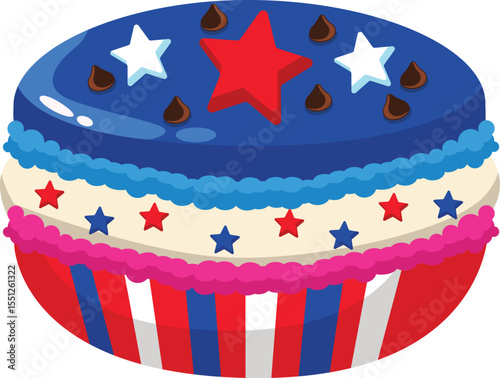 Patriotic Dessert A Delicious Fourth of July Cake Design