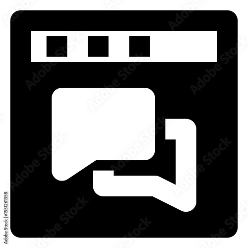 web and seo solid icon set