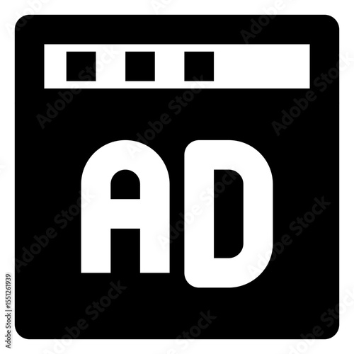 web and seo solid icon set