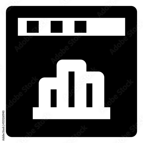 web and seo solid icon set