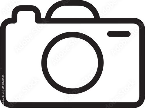 Simple Camera Icon for Photography Websites and Applications Capturing Memories and Moments with a Clean and Modern Design