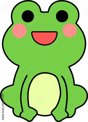 개구리 캐릭터 라인드로잉(frog character line drawing)