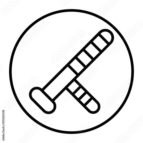 Baton Vector Icons