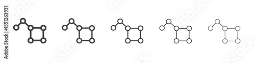 Ursa major icon outline ilustration vector symbol