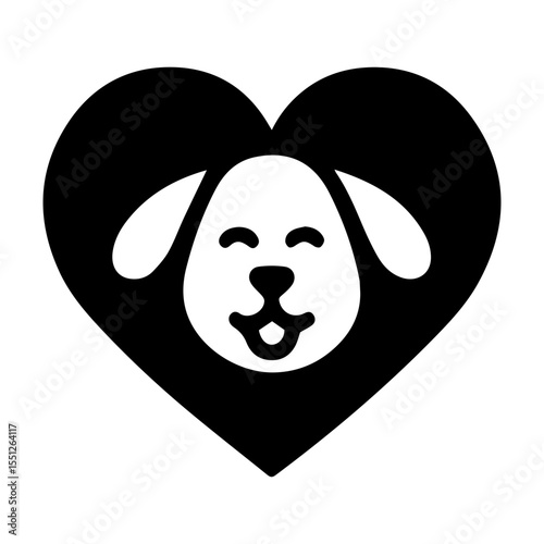 Pet love icon