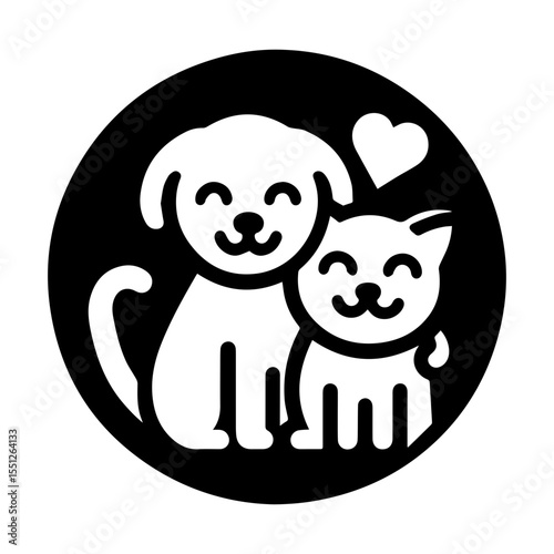 Pet love icon