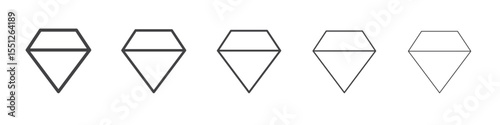 Value icon outline ilustration vector symbol