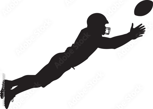 Quarterback Throwing Pass Silhouette

Touchdown Celebration Vector Design

Football Player in Action Silhouette

Helmet and Ball American Football Art

Team Huddle on Field Silhouette Scene
