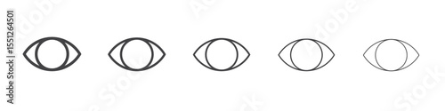 View icon outline ilustration vector symbol