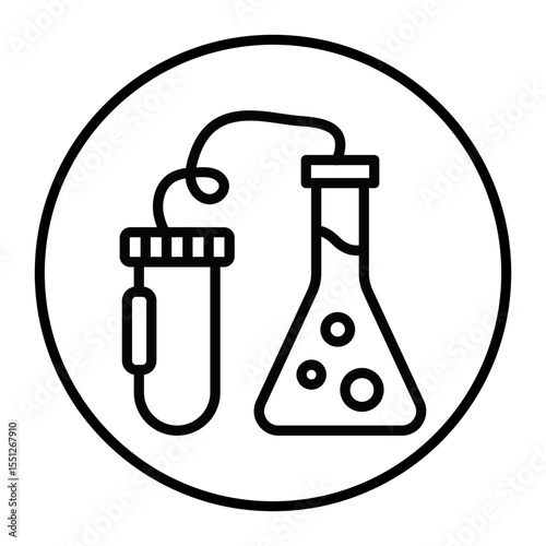 Chemical Experiment Vector Icons