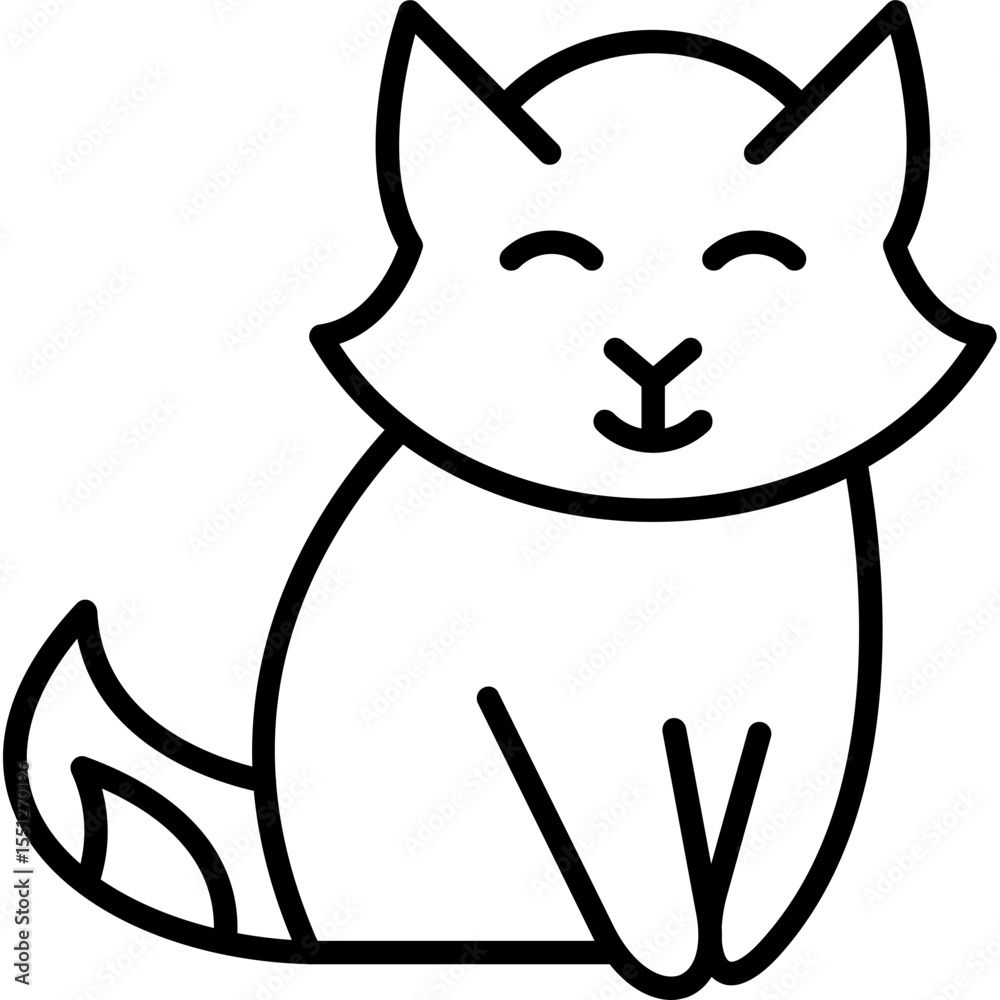 Fototapeta premium Fox Icon