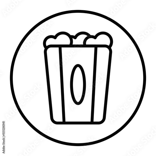 Popcorn Vector Icons