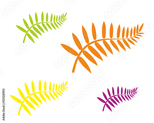 fern leaf vector illustration for decoration,ornament etc.