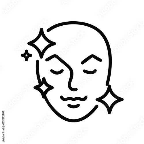 Face care routine for glowing skin and beauty treatment with facial cleansing and skincare products