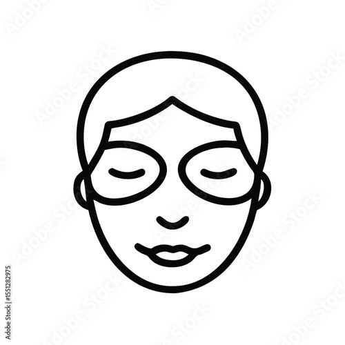 Woman face with facial mask beauty treatment skincare routine spa day relaxation and wellness