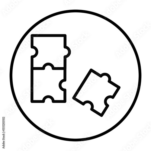 Puzzle Vector Icons