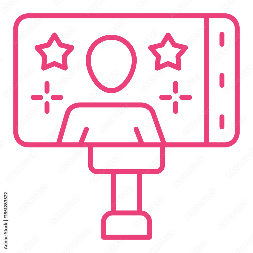 Obraz premium Vlog Icon