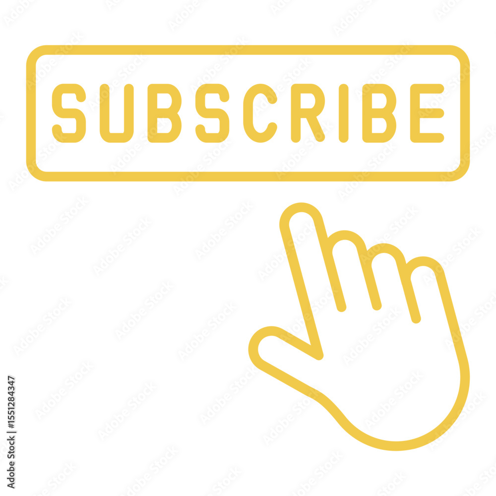 Fototapeta premium Subscribe Icon