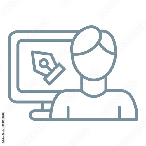 Graphic designer Icon