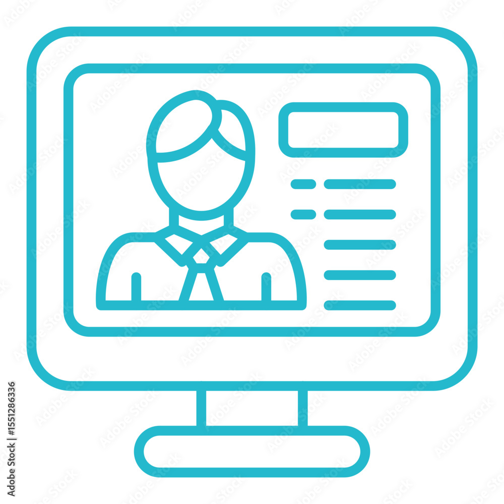 Fototapeta premium Profile Icon