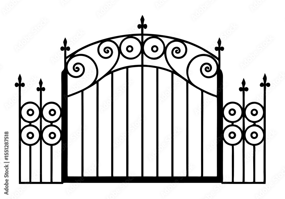 wrought iron fence wrought iron fence
