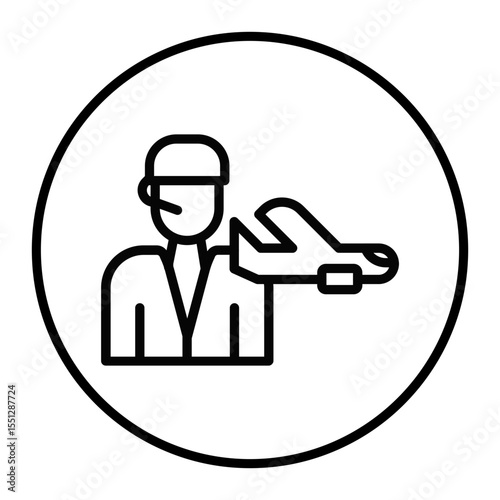 Pilot Vector Icons